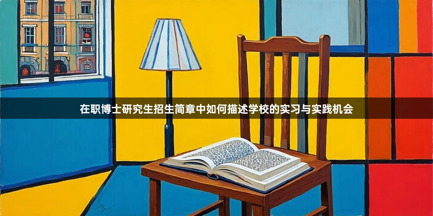 在职博士研究生招生简章中如何描述学校的实习与实践机会