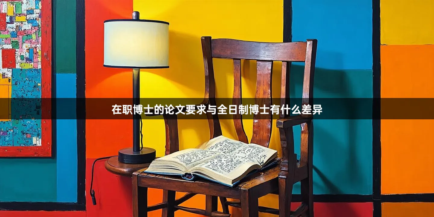 在职博士的论文要求与全日制博士有什么差异