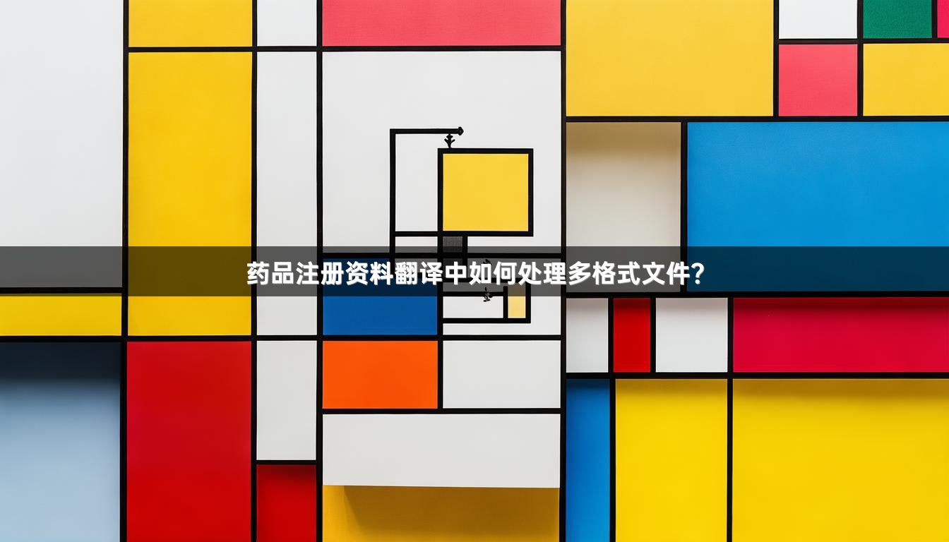 药品注册资料翻译中如何处理多格式文件？