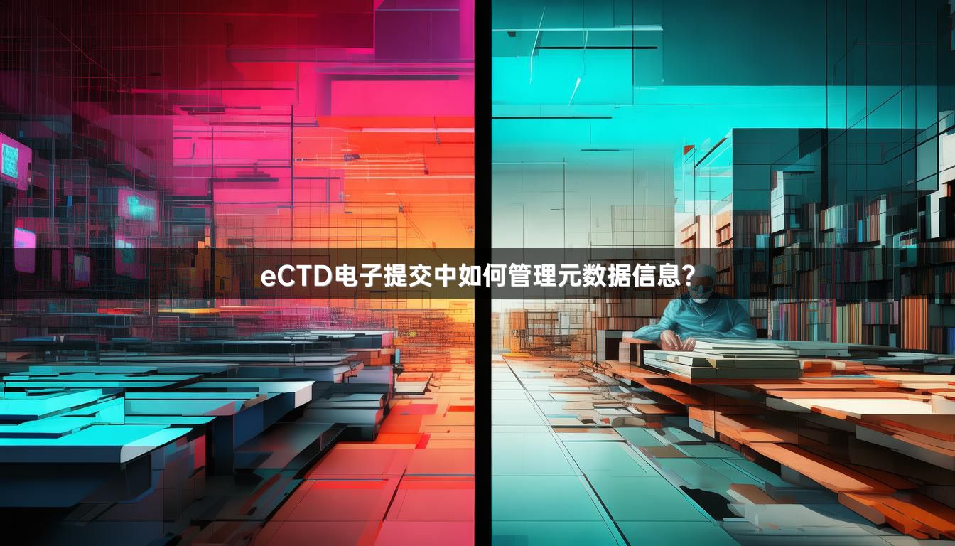 eCTD电子提交中如何管理元数据信息？