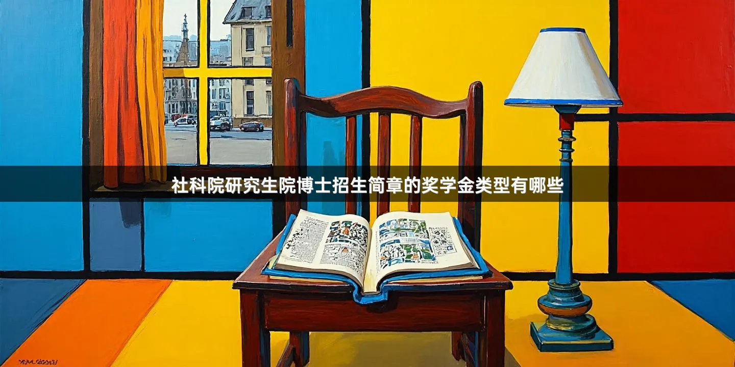 社科院研究生院博士招生简章的奖学金类型有哪些