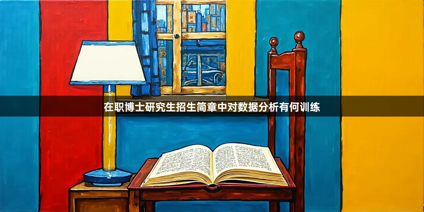 在职博士研究生招生简章中对数据分析有何训练
