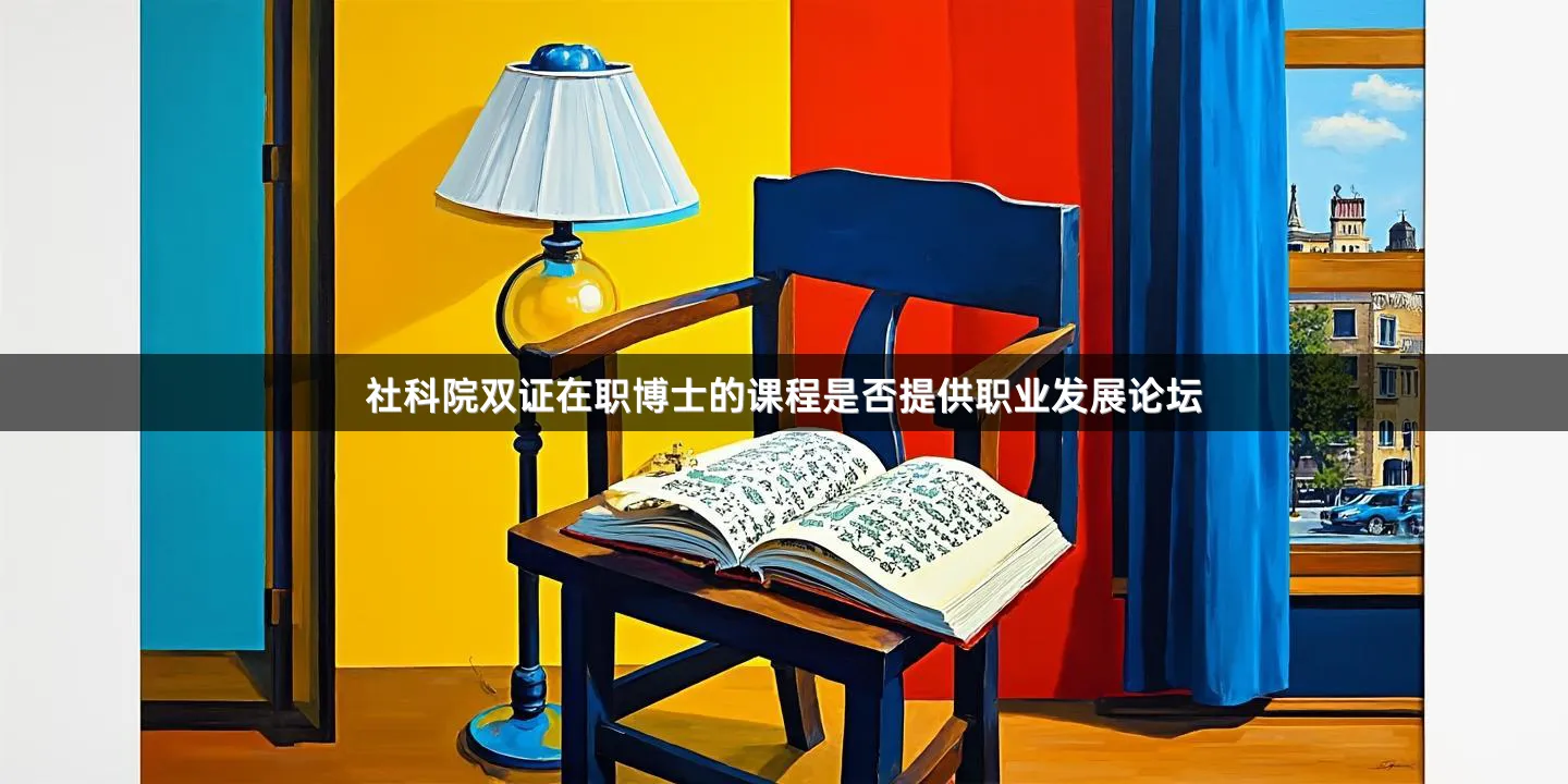 社科院双证在职博士的课程是否提供职业发展论坛