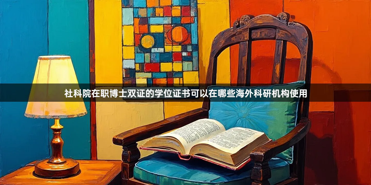 社科院在职博士双证的学位证书可以在哪些海外科研机构使用
