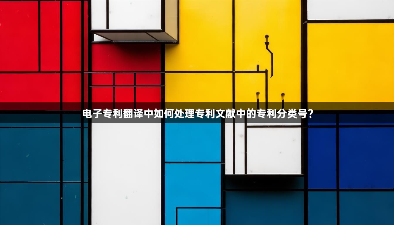 电子专利翻译中如何处理专利文献中的专利分类号？