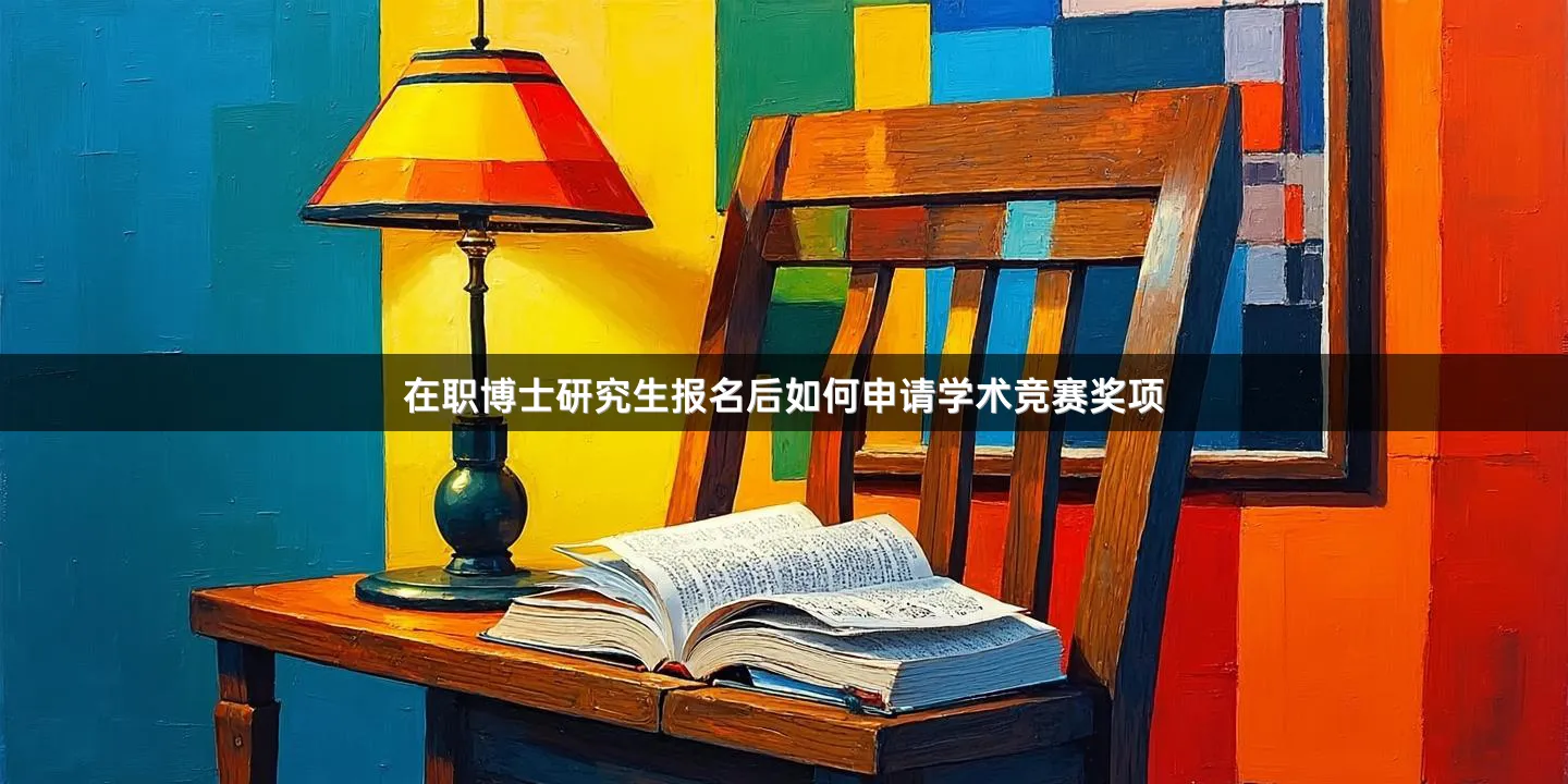 在职博士研究生报名后如何申请学术竞赛奖项
