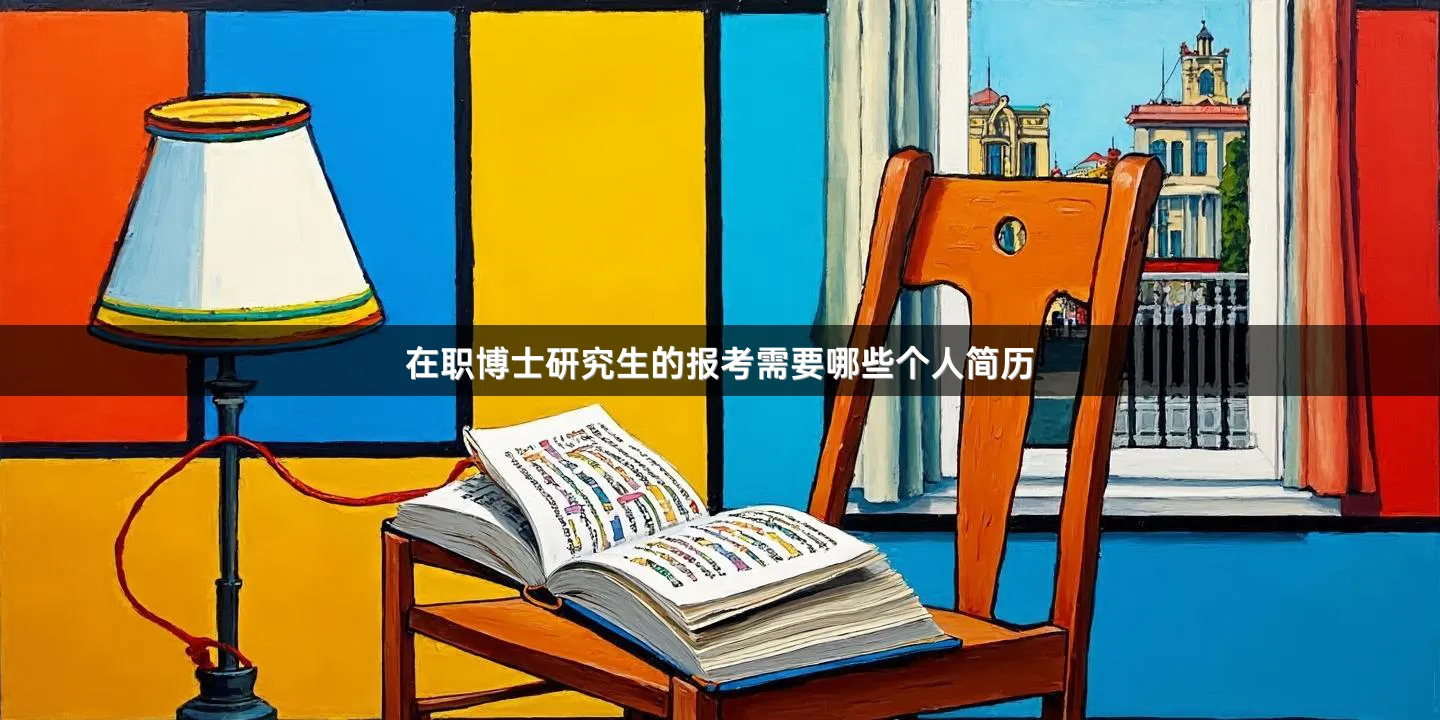 在职博士研究生的报考需要哪些个人简历