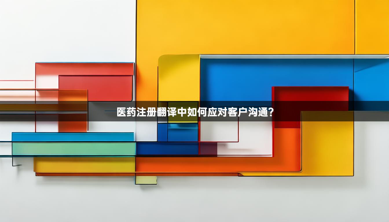 醫(yī)藥注冊(cè)翻譯中如何應(yīng)對(duì)客戶溝通？