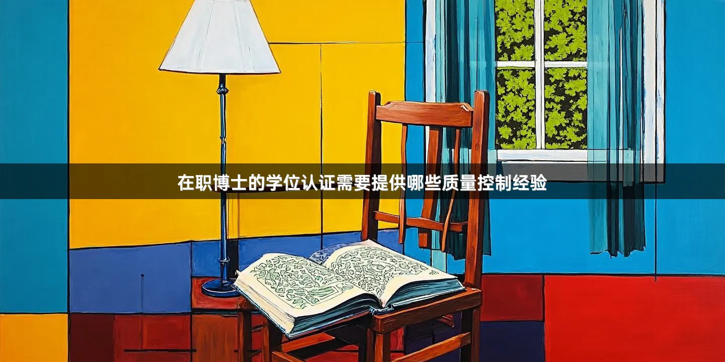 在职博士的学位认证需要提供哪些质量控制经验