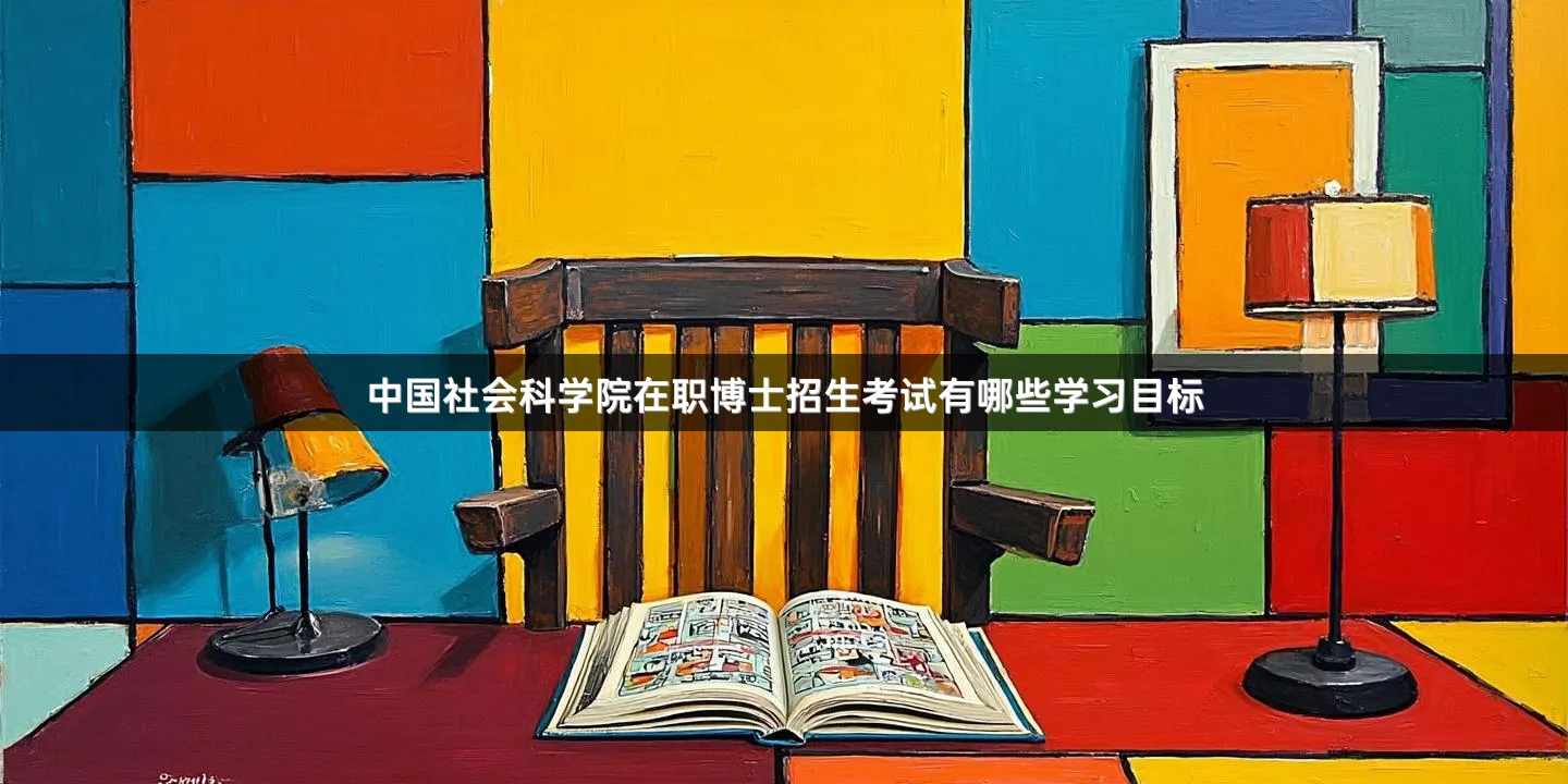 中国社会科学院在职博士招生考试有哪些学习目标