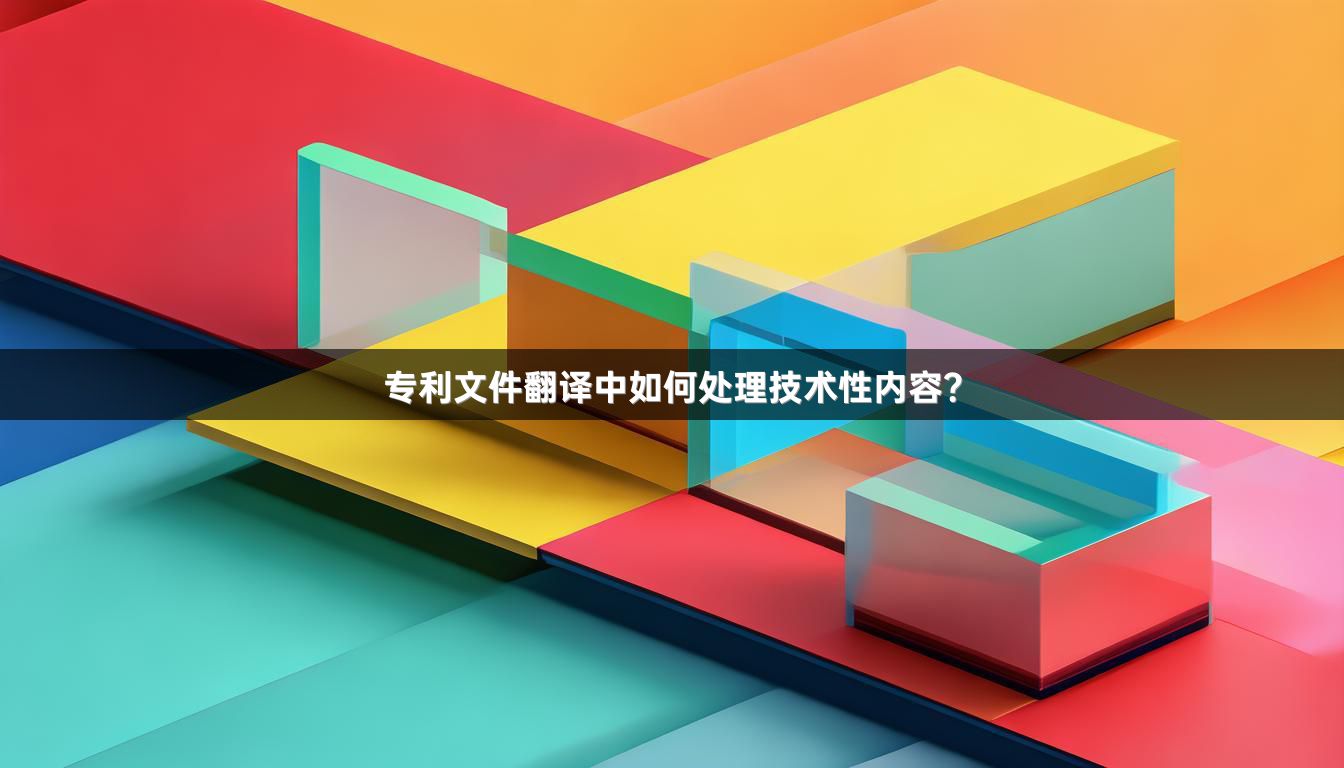 专利文件翻译中如何处理技术性内容？