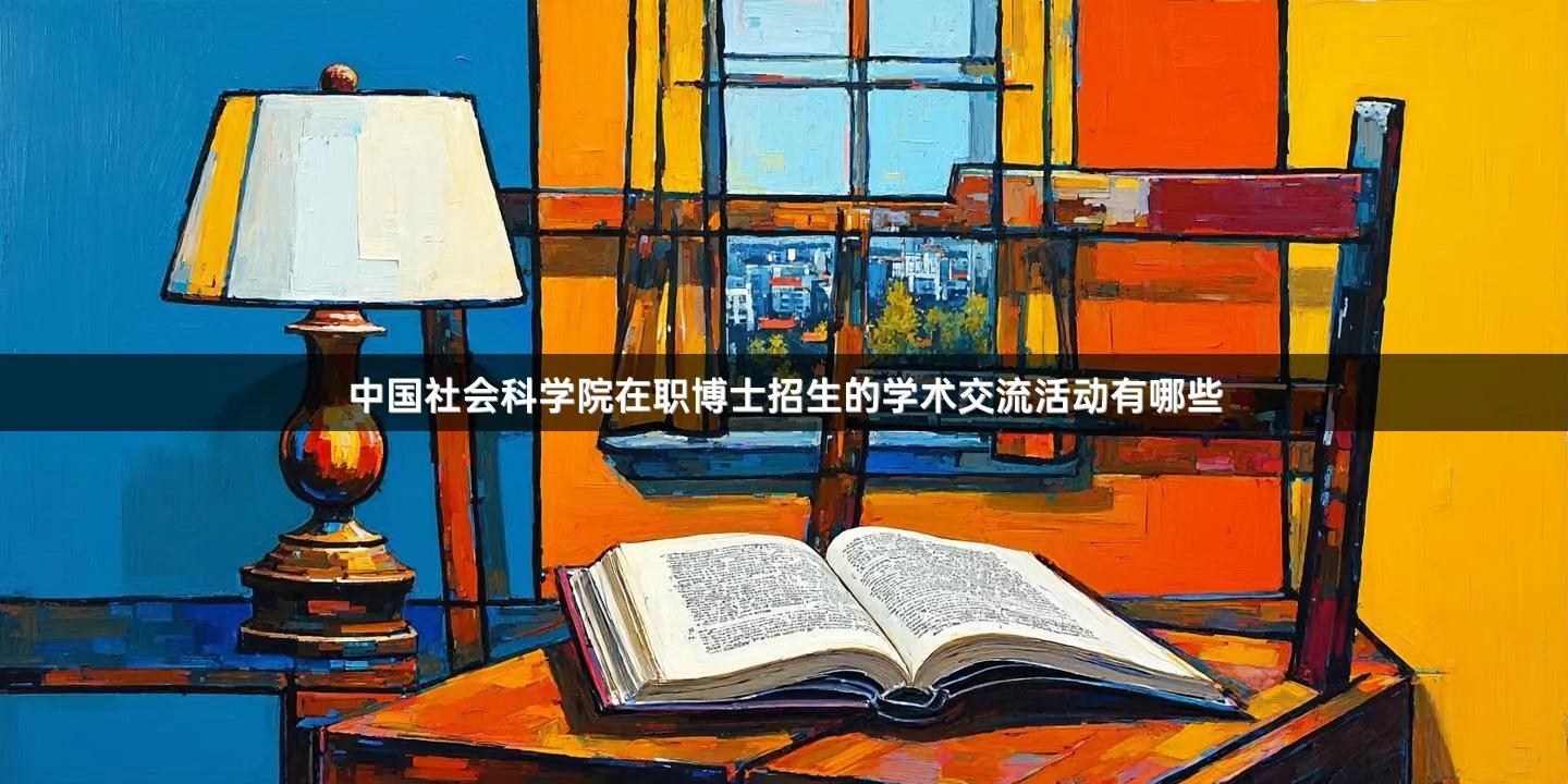 中国社会科学院在职博士招生的学术交流活动有哪些
