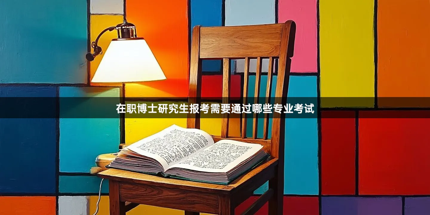 在职博士研究生报考需要通过哪些专业考试