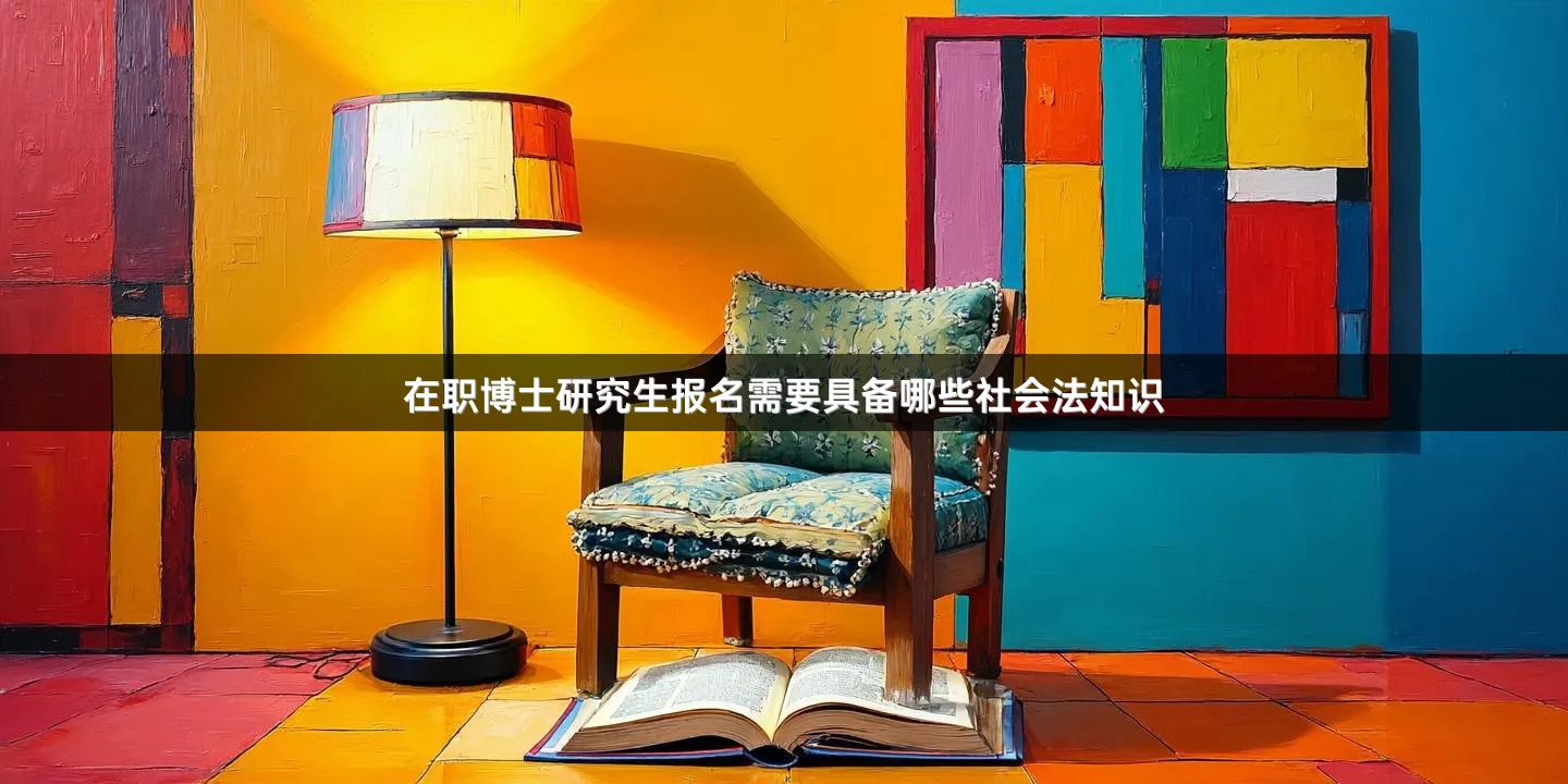 在职博士研究生报名需要具备哪些社会法知识