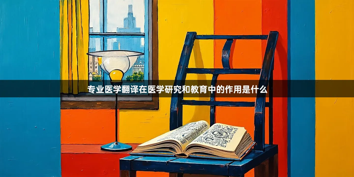 專業(yè)醫(yī)學(xué)翻譯在醫(yī)學(xué)研究和教育中的作用是什么