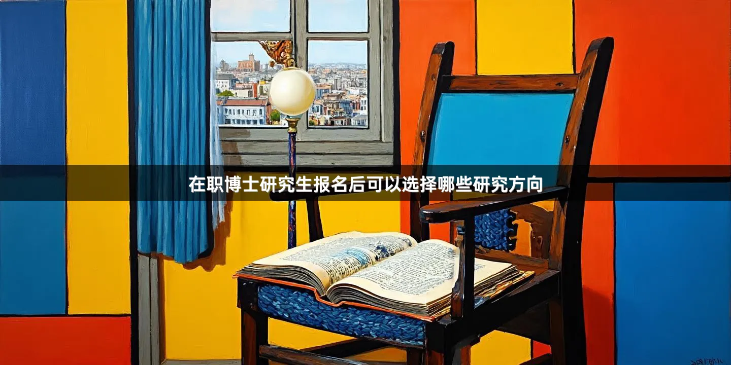 在职博士研究生报名后可以选择哪些研究方向