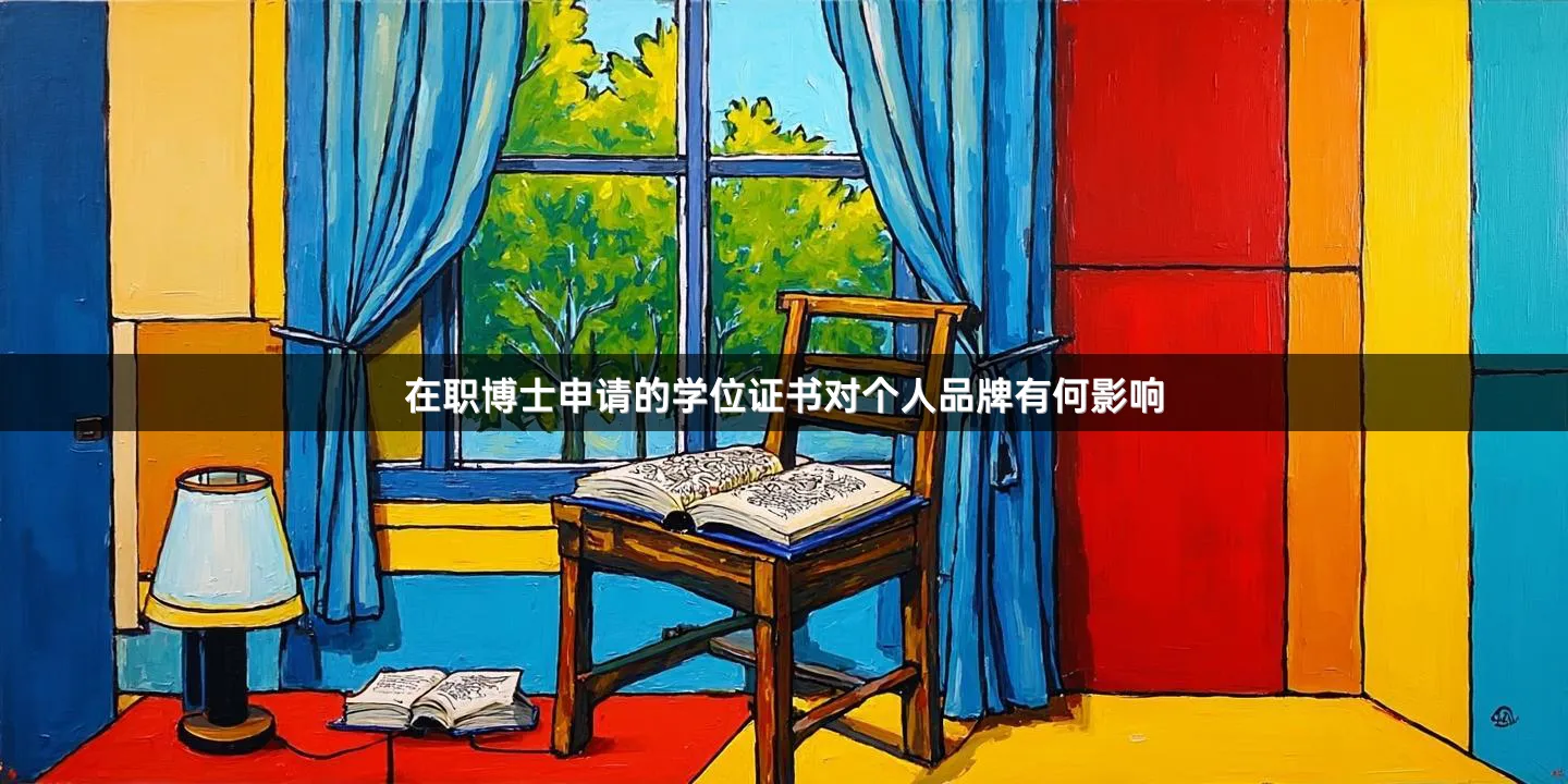 在职博士申请的学位证书对个人品牌有何影响