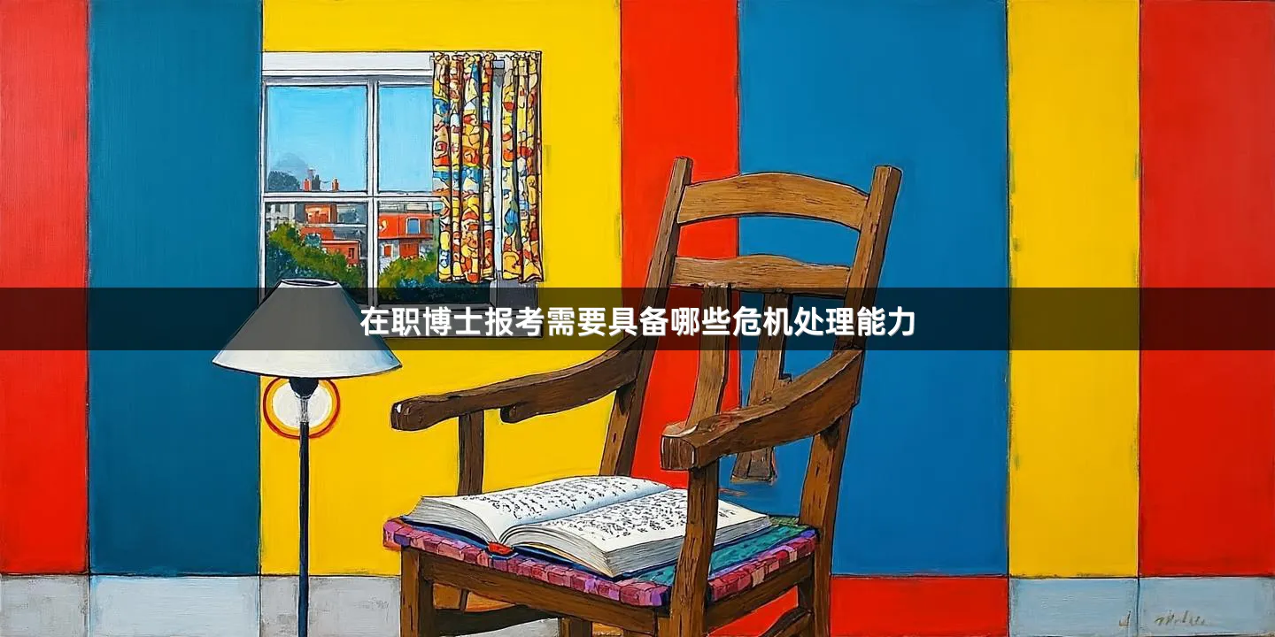 在职博士报考需要具备哪些危机处理能力