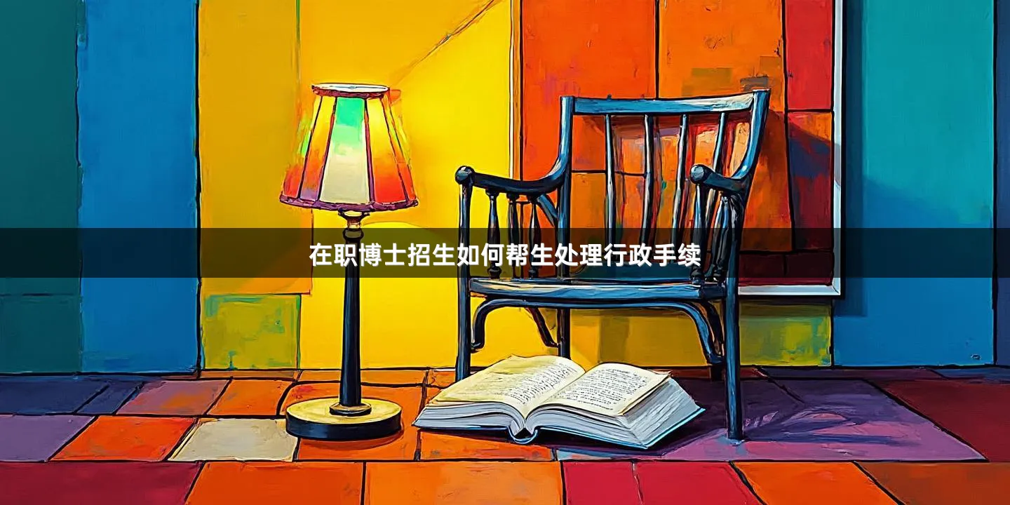 在职博士招生如何帮生处理行政手续