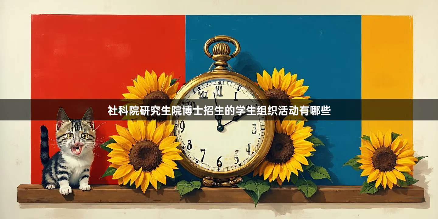 社科院研究生院博士招生的学生组织活动有哪些