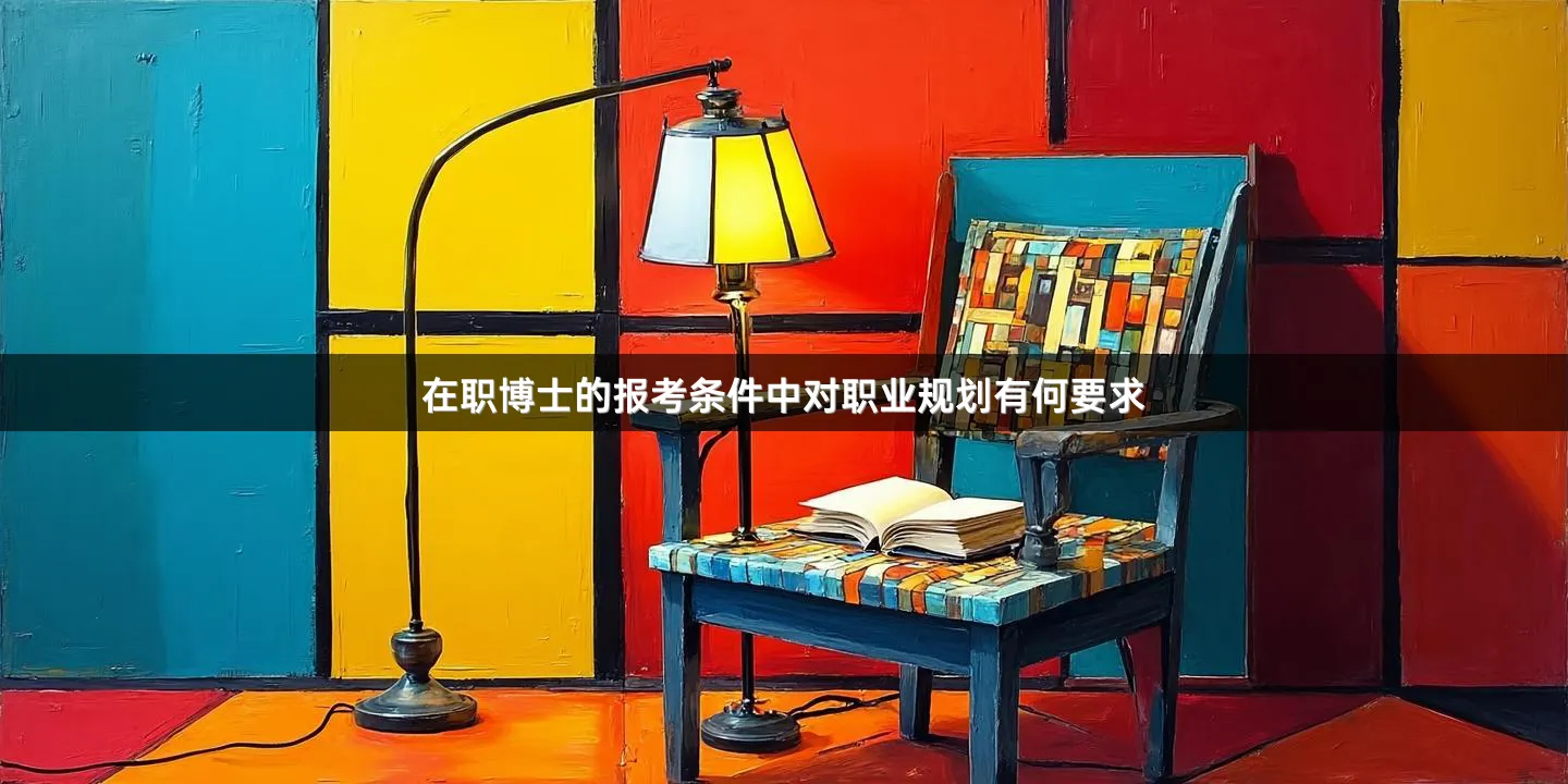 在职博士的报考条件中对职业规划有何要求