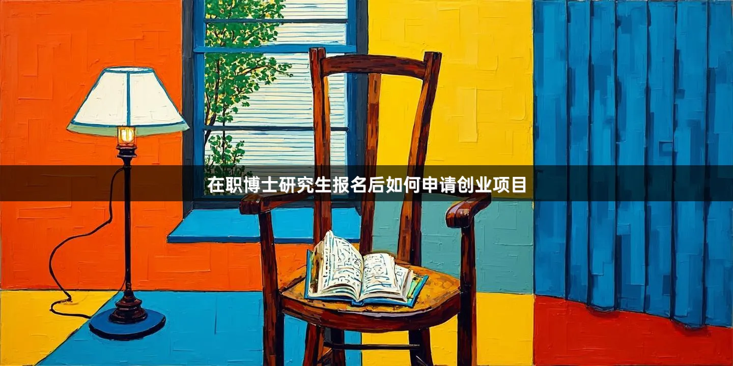 在职博士研究生报名后如何申请创业项目