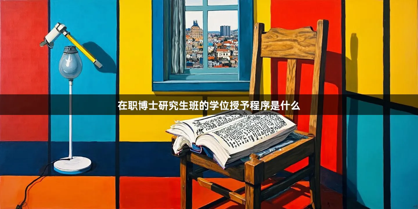 在职博士研究生班的学位授予程序是什么