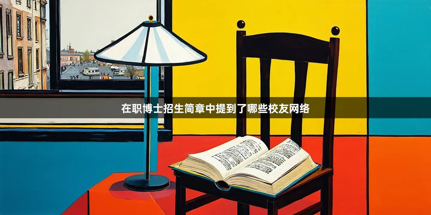 在职博士招生简章中提到了哪些校友网络