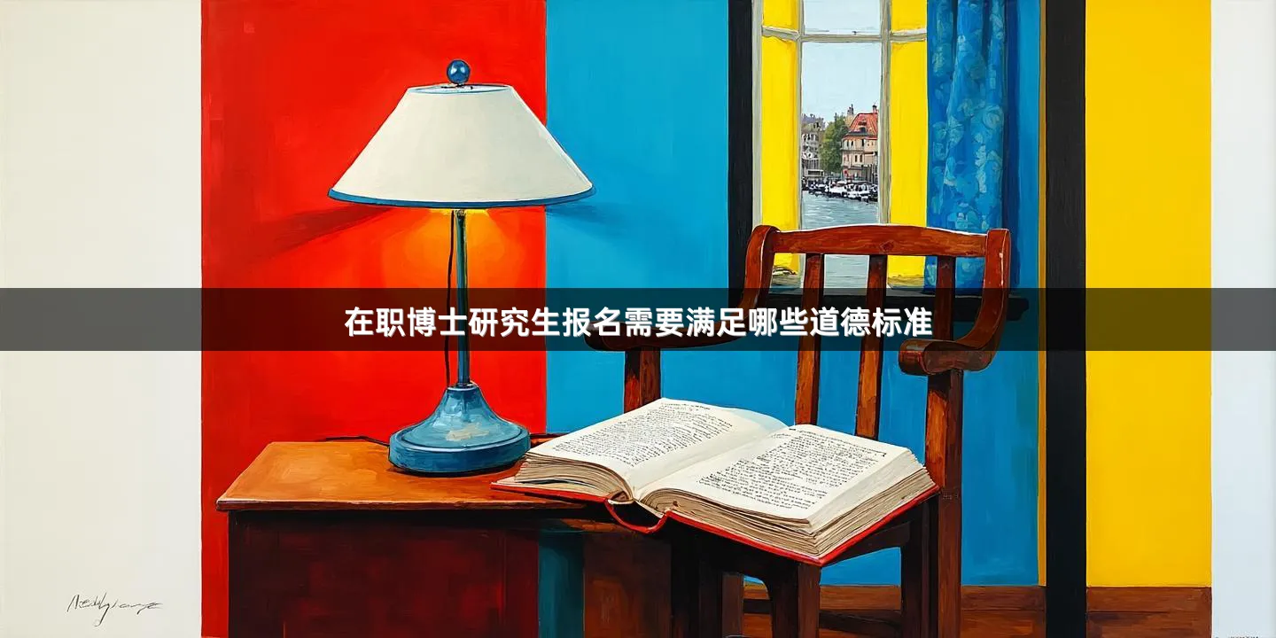 在职博士研究生报名需要满足哪些道德标准