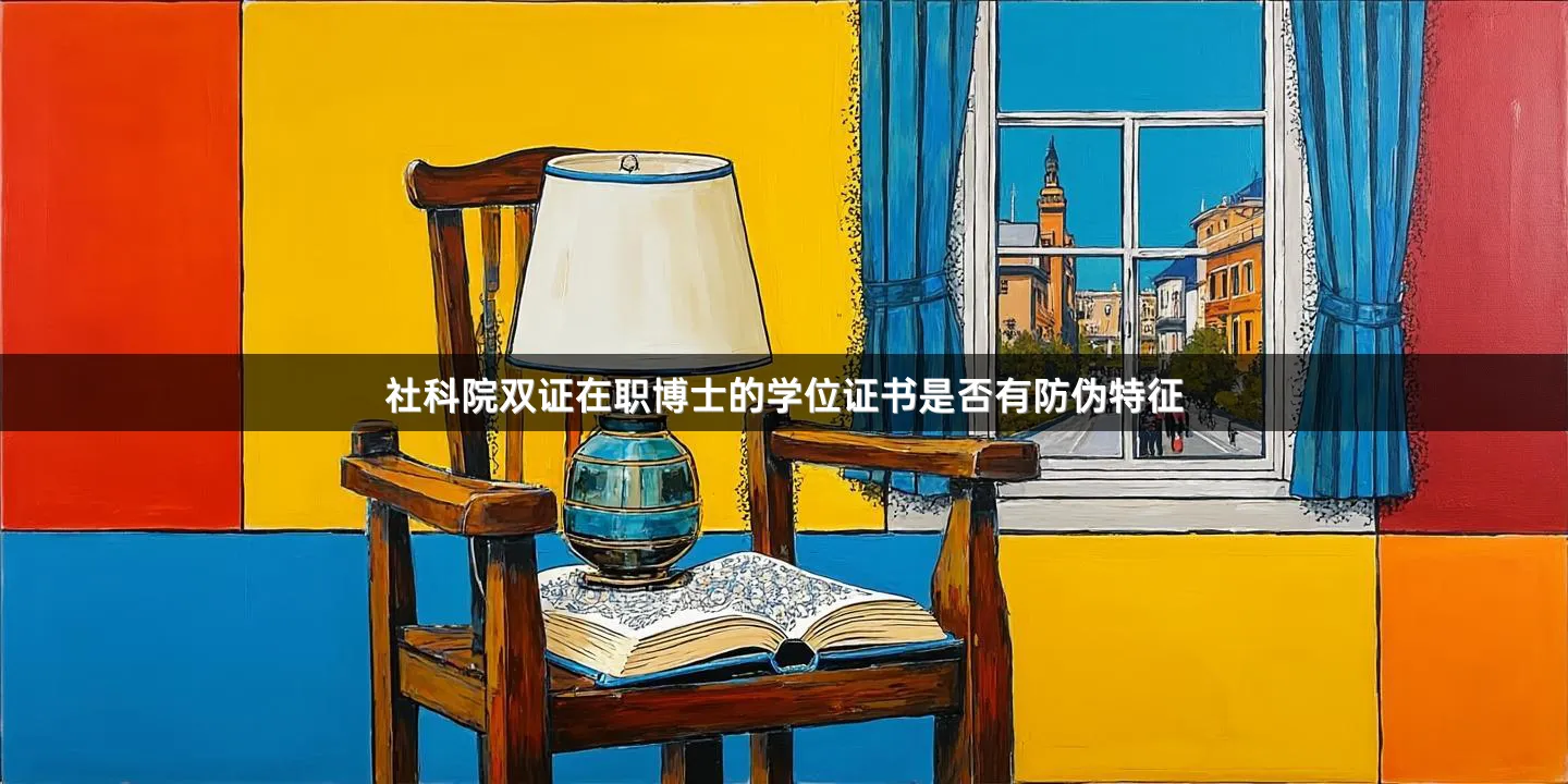 社科院双证在职博士的学位证书是否有防伪特征