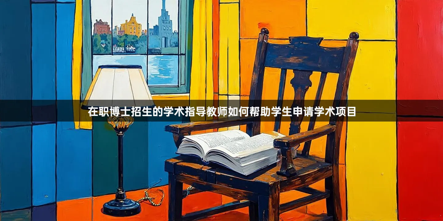 在职博士招生的学术指导教师如何帮助学生申请学术项目