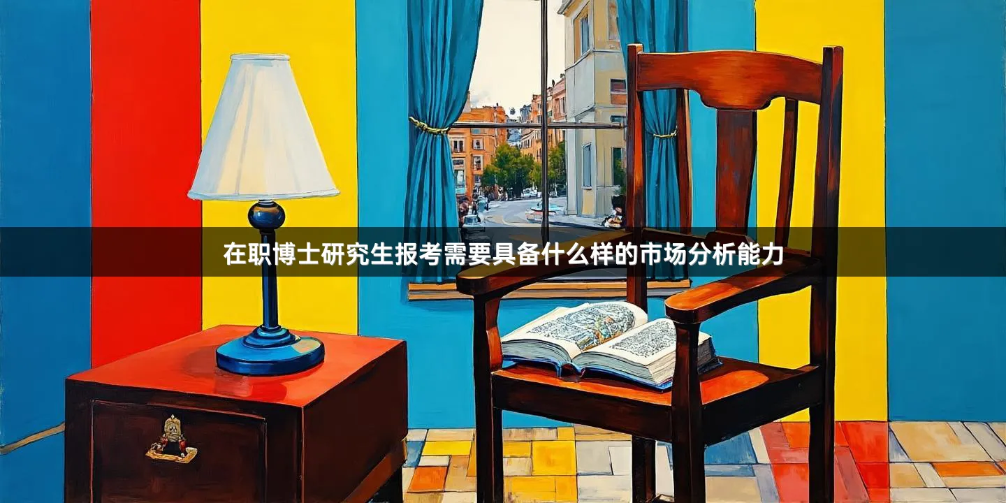 在职博士研究生报考需要具备什么样的市场分析能力
