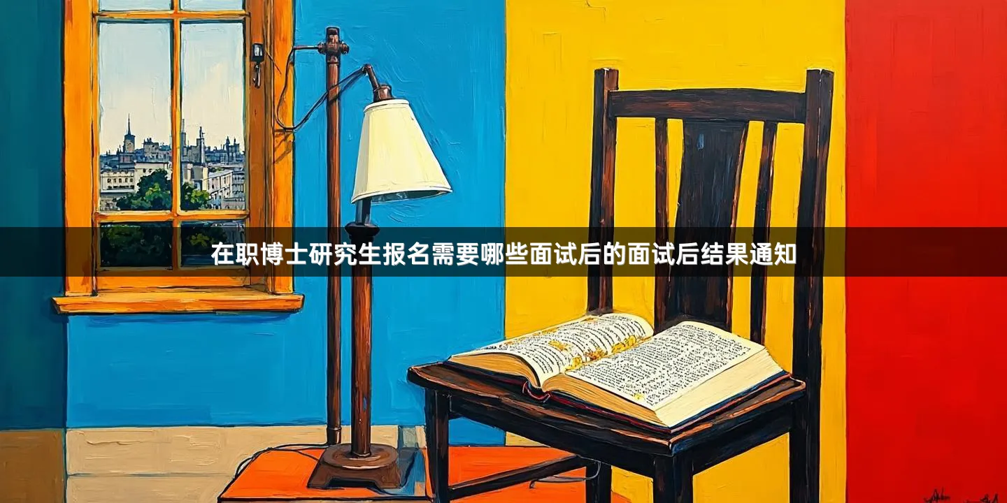在职博士研究生报名需要哪些面试后的面试后结果通知