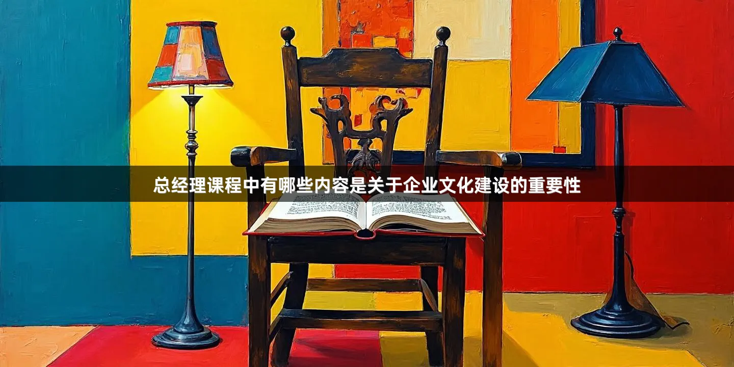 总经理课程中有哪些内容是关于企业文化建设的重要性