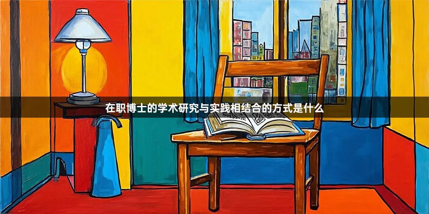 在职博士的学术研究与实践相结合的方式是什么