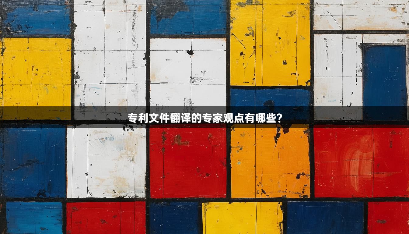 专利文件翻译的专家观点有哪些？