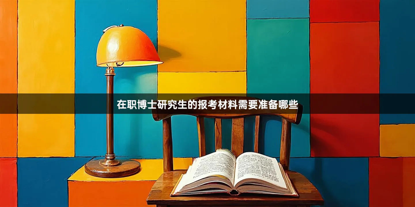 在职博士研究生的报考材料需要准备哪些
