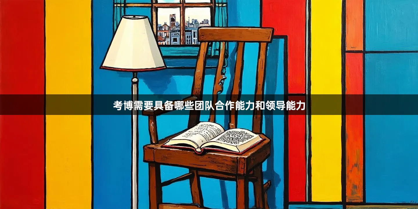 考博需要具备哪些团队合作能力和领导能力