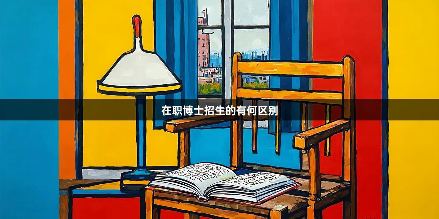 在职博士招生的有何区别