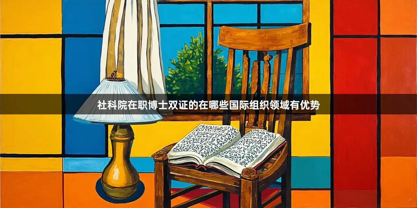 社科院在职博士双证的在哪些国际组织领域有优势