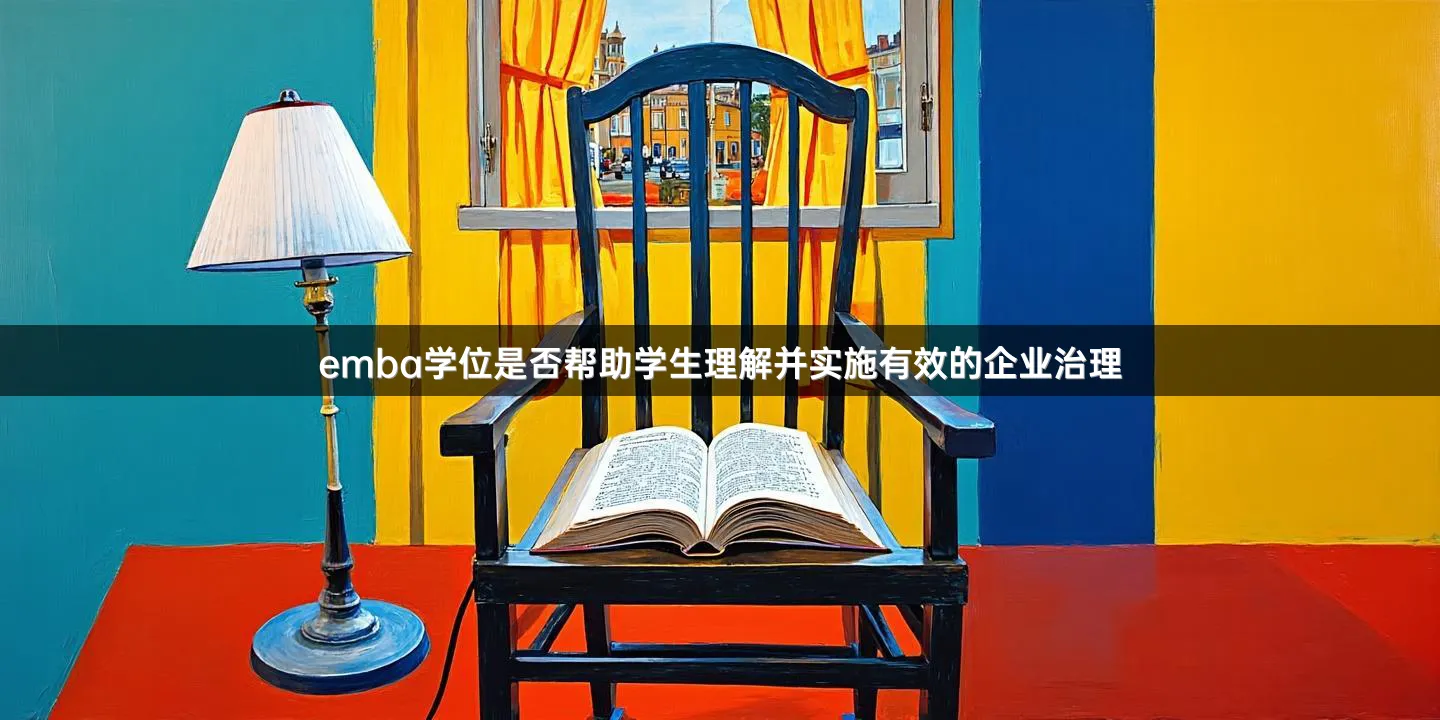 emba学位是否帮助学生理解并实施有效的企业治理