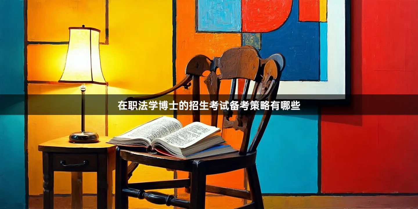 在职法学博士的招生考试备考策略有哪些