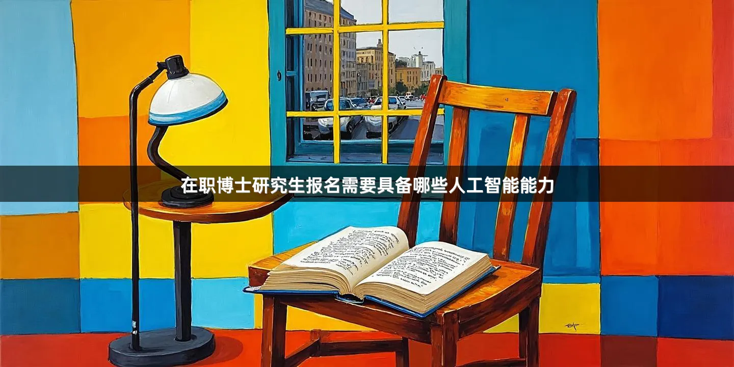 在职博士研究生报名需要具备哪些人工智能能力
