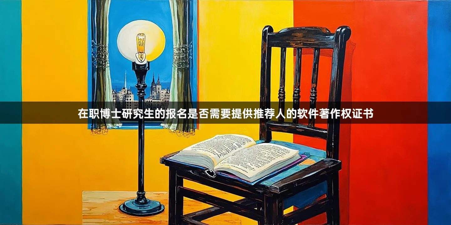 在职博士研究生的报名是否需要提供推荐人的软件著作权证书