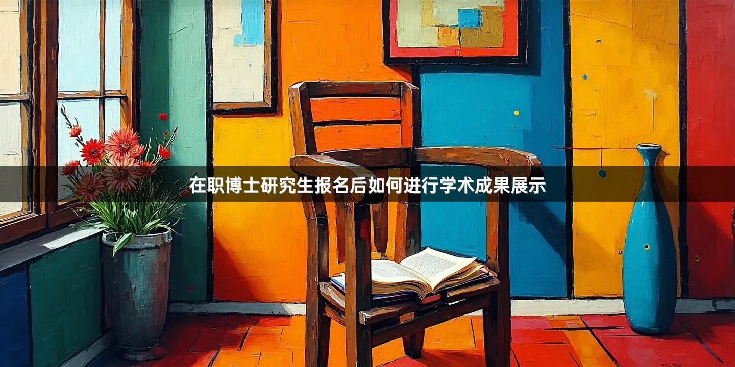 在职博士研究生报名后如何进行学术成果展示