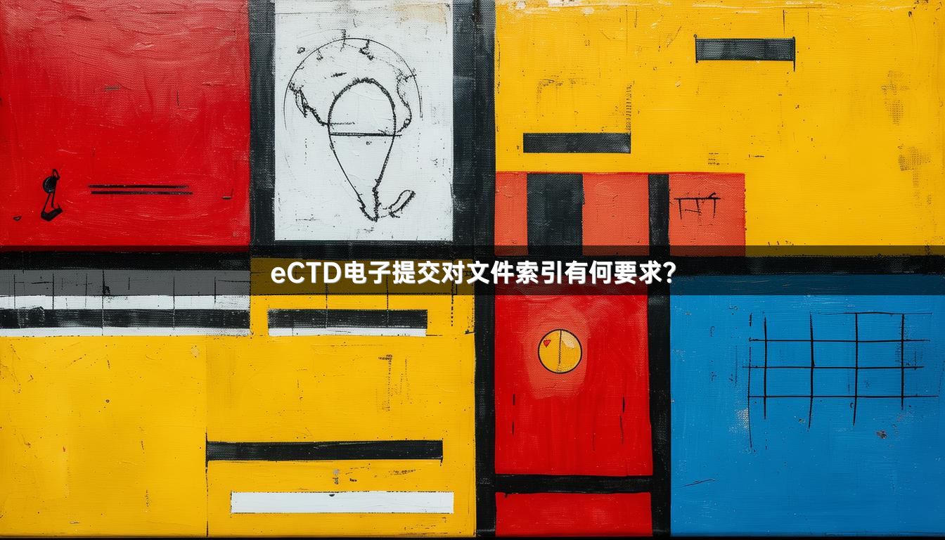 eCTD电子提交对文件索引有何要求？