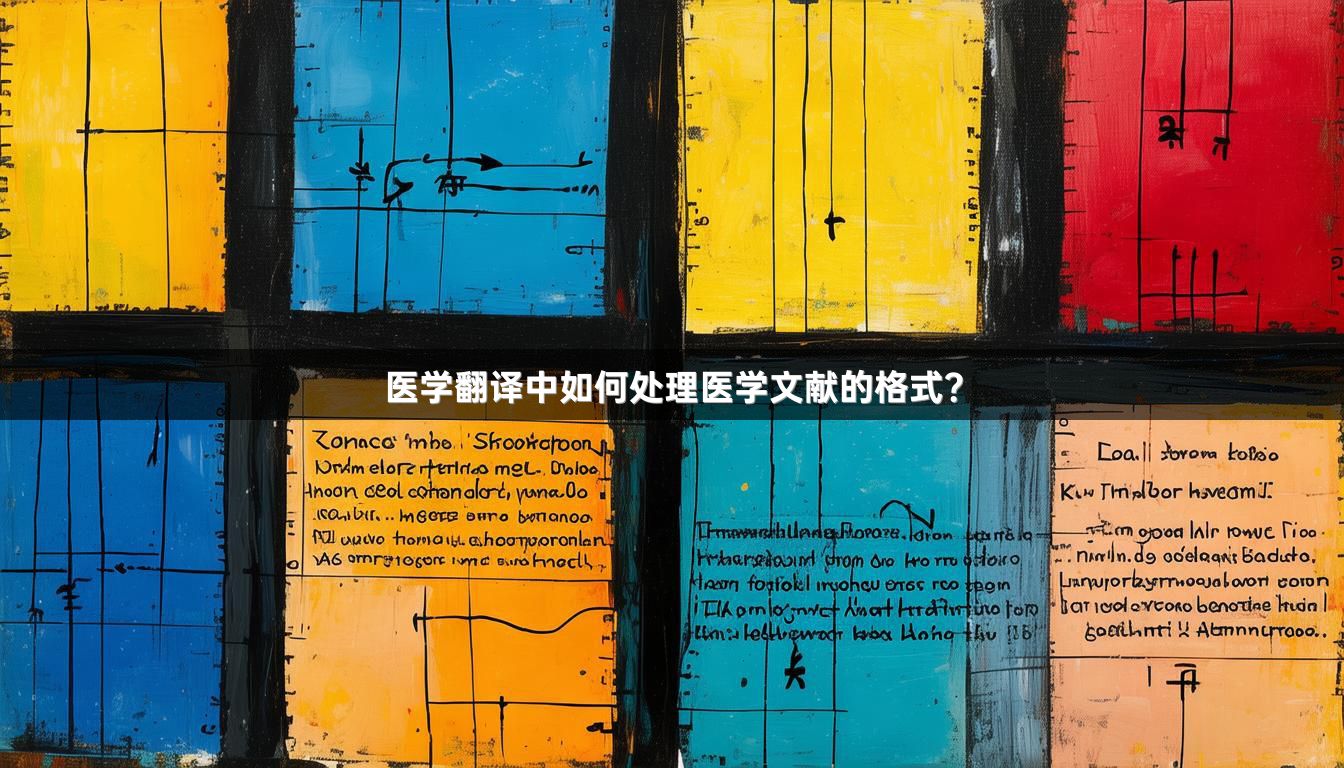 醫(yī)學(xué)翻譯中如何處理醫(yī)學(xué)文獻(xiàn)的格式？