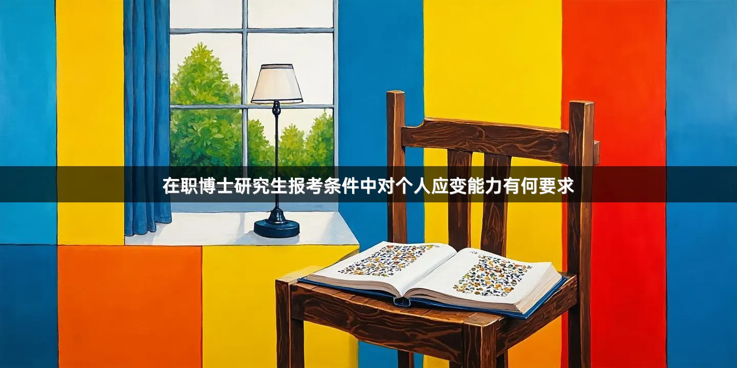 在职博士研究生报考条件中对个人应变能力有何要求