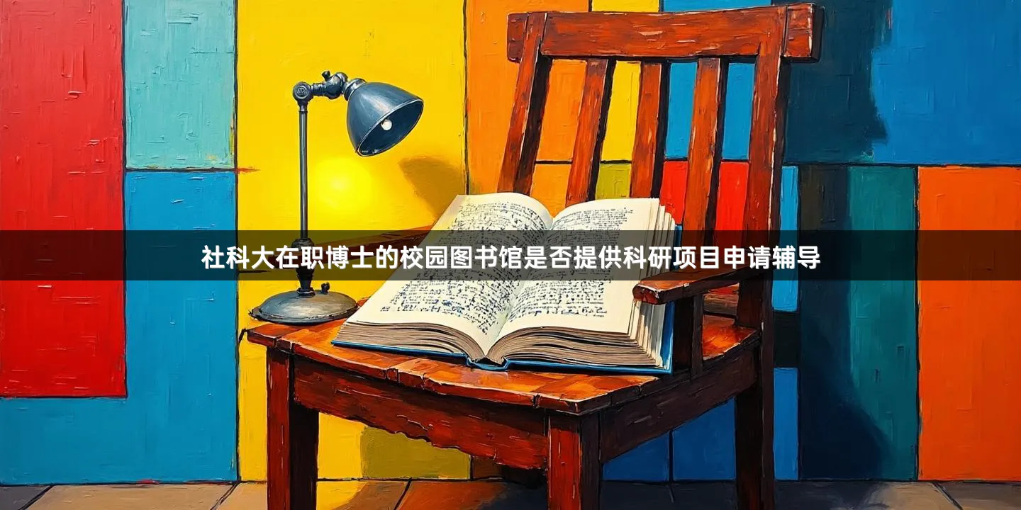 社科大在职博士的校园图书馆是否提供科研项目申请辅导