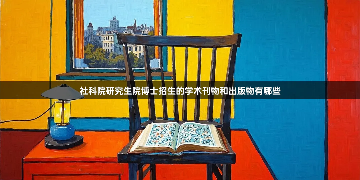 社科院研究生院博士招生的学术刊物和出版物有哪些